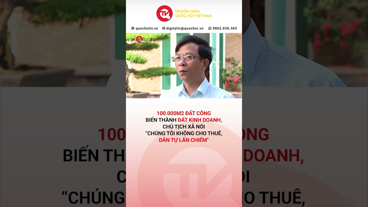 100000m2 đất công biến thành đất kinh doanh, Chủ tịch xã: Chúng tôi không cho thuê, dân tự lấn chiếm