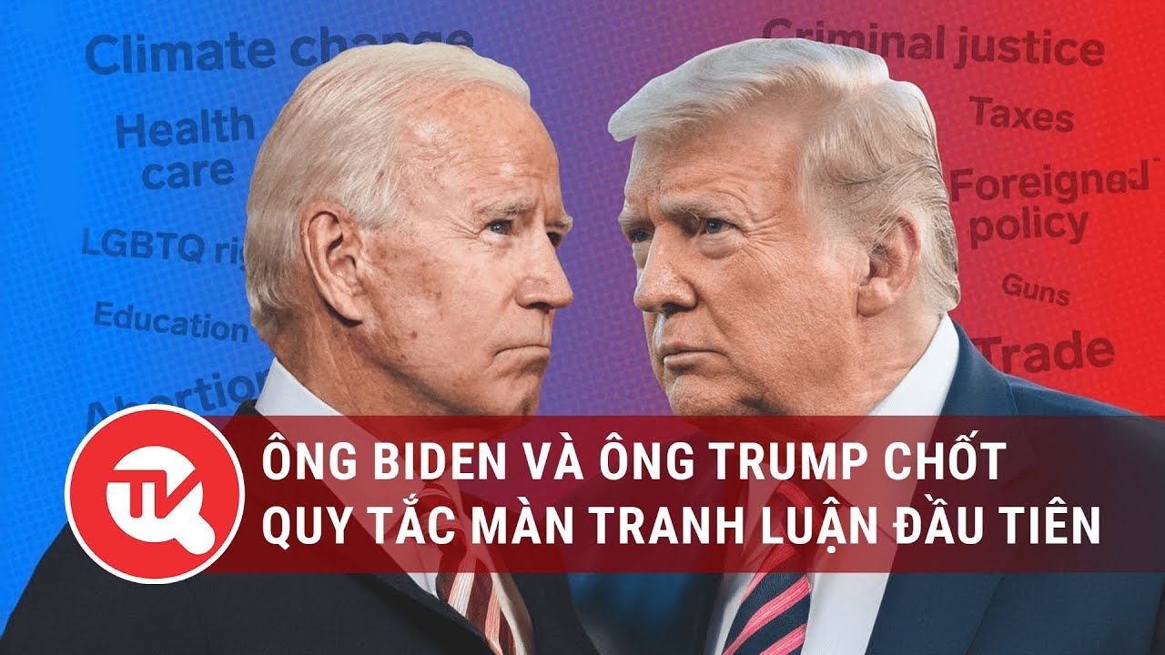 Bầu cử Tổng thống Mỹ: Ông Biden và ông Trump chốt quy tắc màn tranh luận đầu tiên