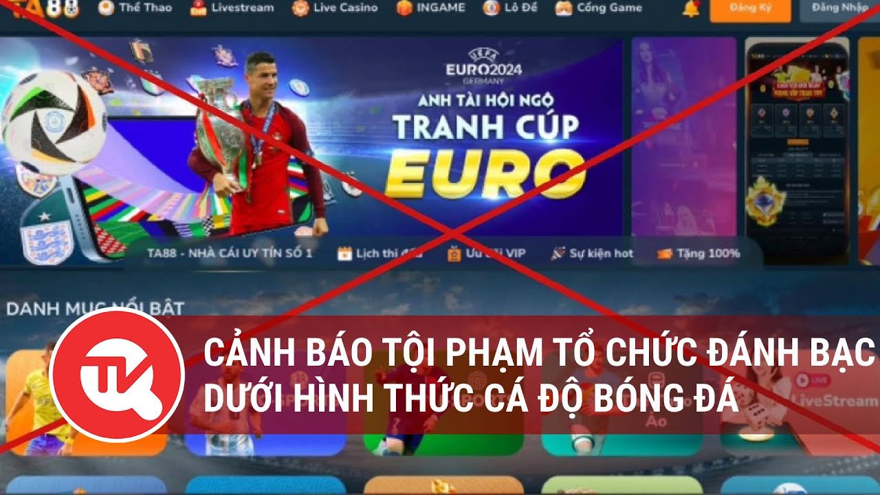 Cảnh báo tội phạm tổ chức đánh bạc dưới hình thức cá độ bóng đá | Truyền hình Quốc hội Việt Nam