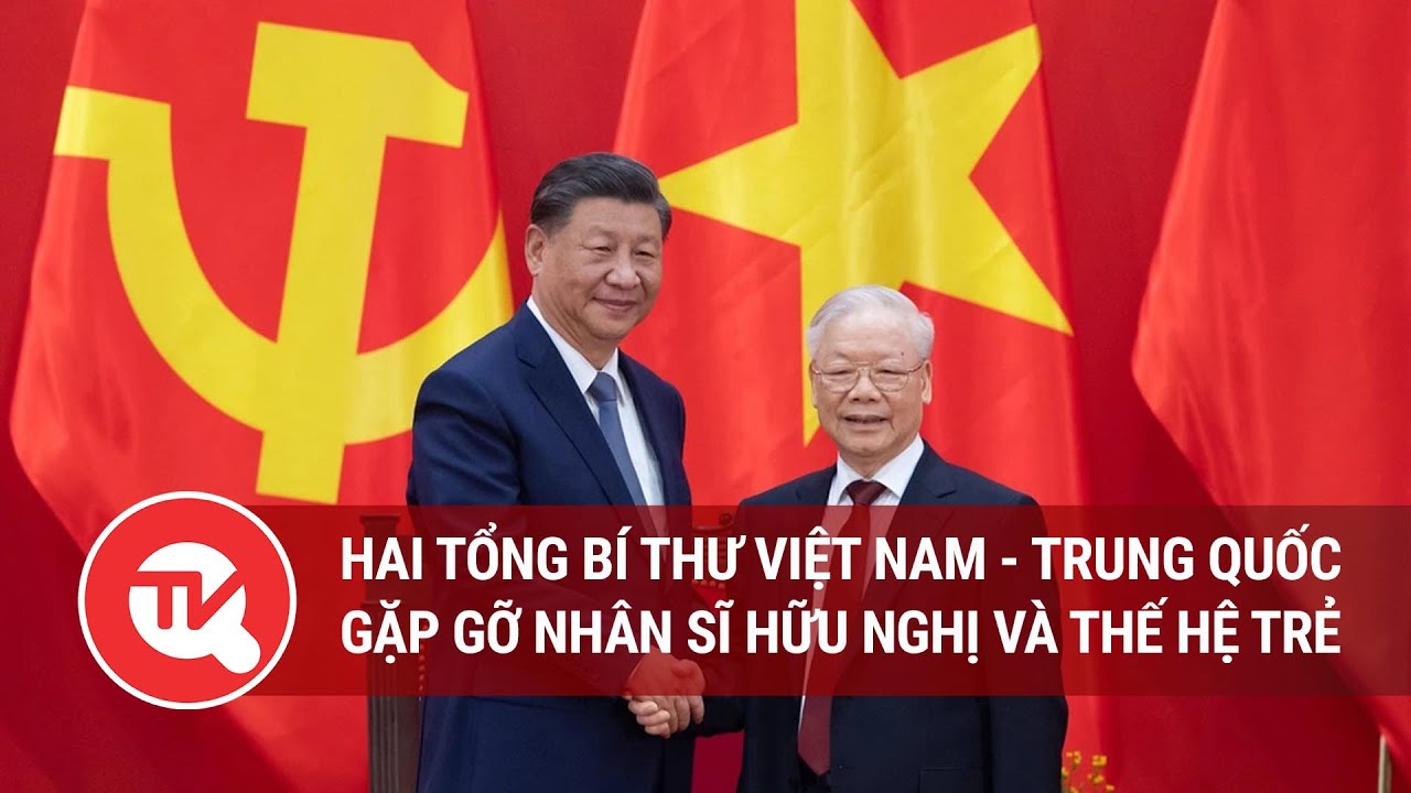 Hai Tổng Bí thư Việt Nam - Trung Quốc gặp gỡ nhân sĩ hữu nghị và thế hệ trẻ