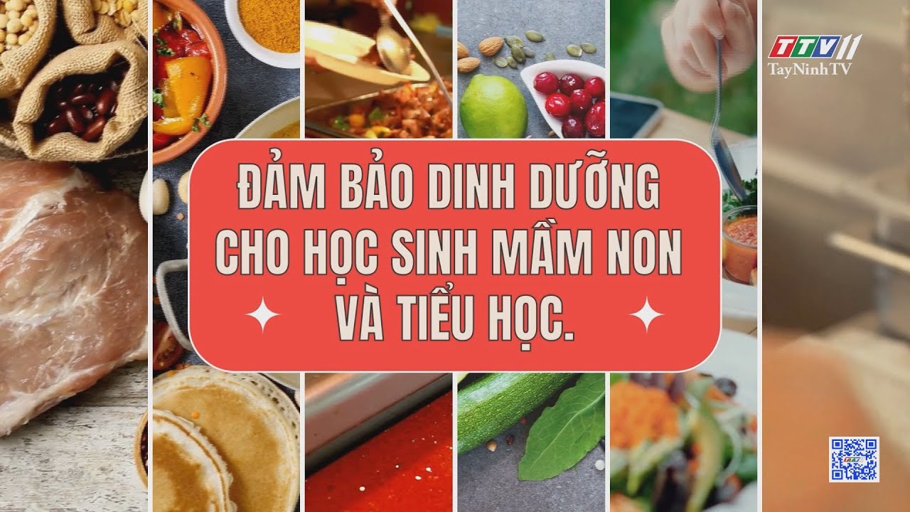 Đảm bảo dinh dưỡng cho học sinh mầm non và tiểu học | GIÁO DỤC ĐÀO TẠO | TayNinhTV