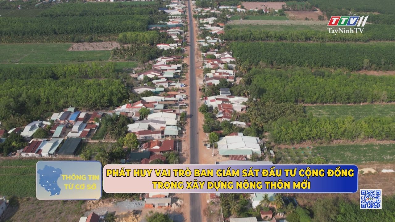 Phát huy vai trò ban giám sát đầu tư cộng đồng trong xây dựng nông thôn mới | TayNinhTV