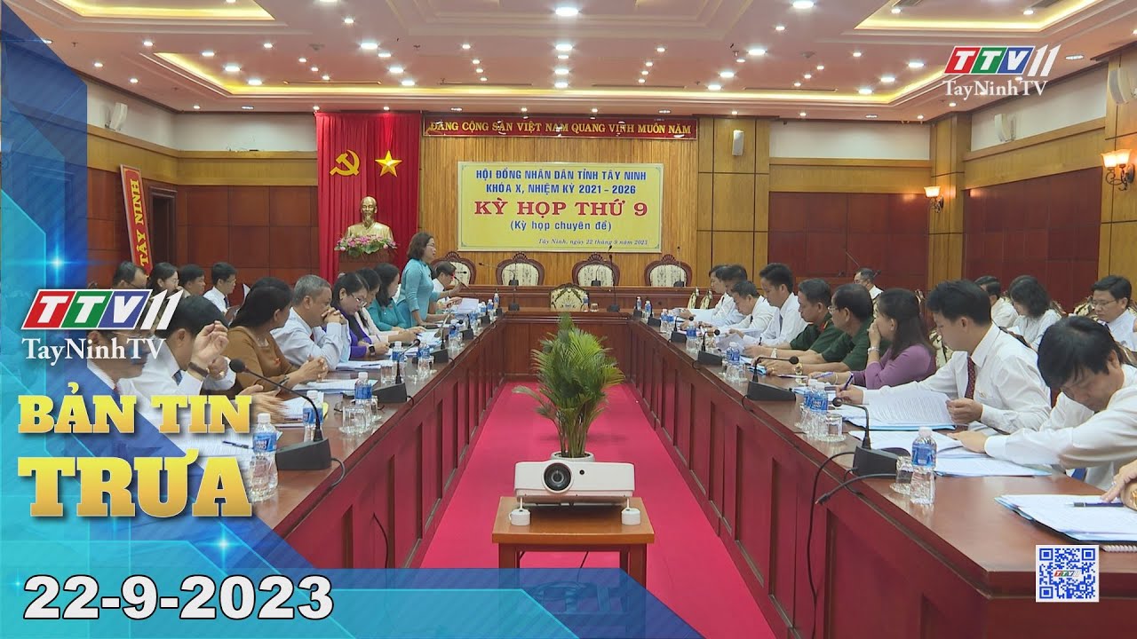 🛑Bản tin trưa 22-9-2023 | Tin tức hôm nay | TayNinhTV