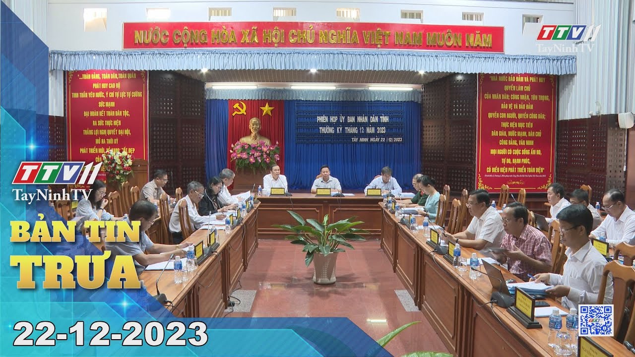 🛑Bản tin trưa 22-12-2023 | Tin tức hôm nay | TayNinhTV