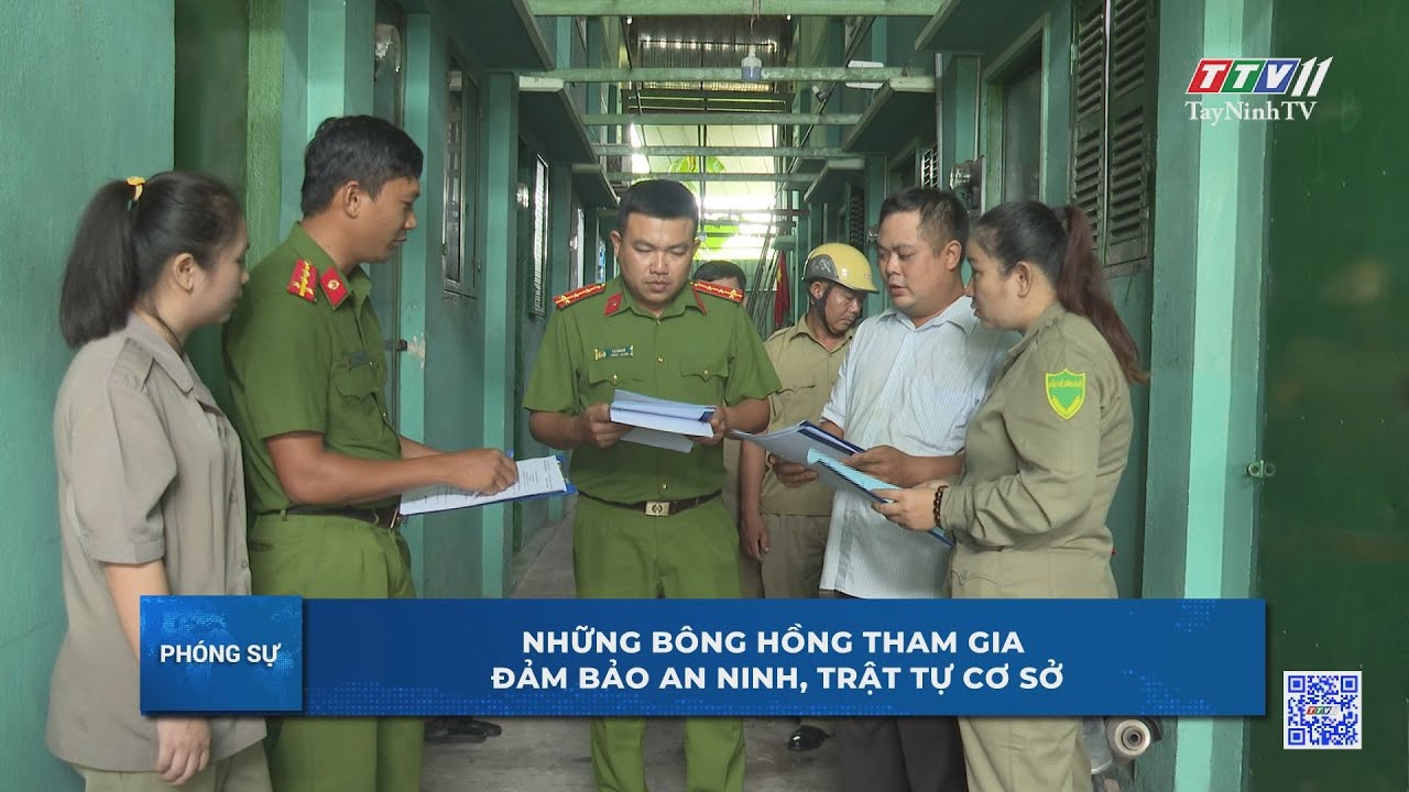 Những bông hồng tham gia đảm bảo an ninh, trật tự cơ sở | TayNinhTV