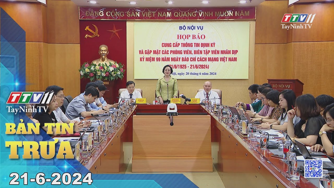 🛑Bản tin trưa 21-6-2024 | Tin tức hôm nay | TayNinhTV