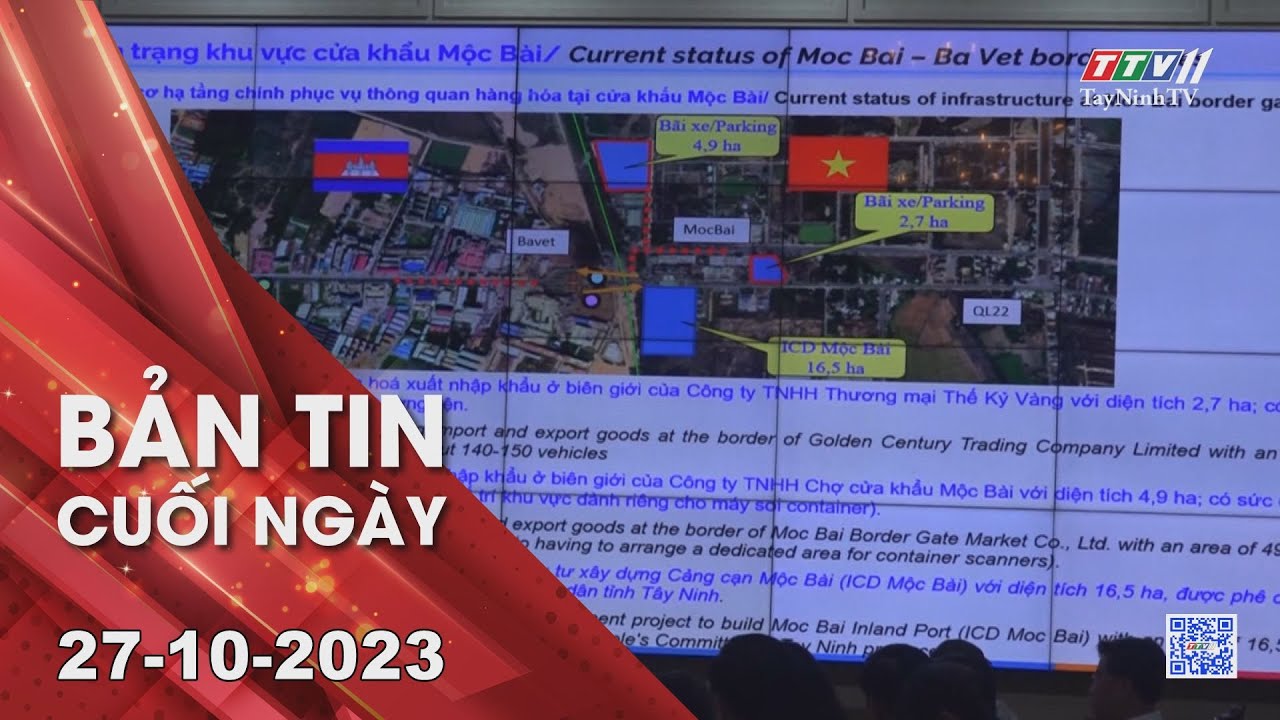 Bản tin cuối ngày 27-10-2023 | Tin tức hôm nay | TayNinhTV