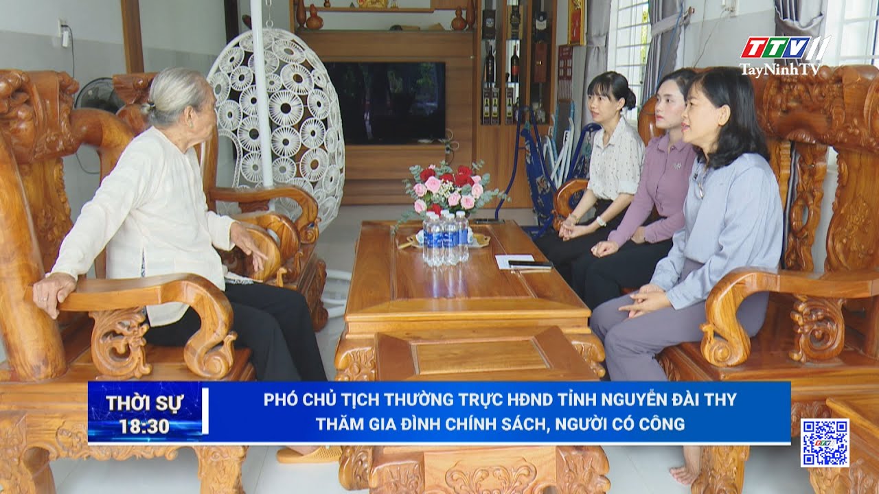 Phó Chủ tịch Thường trực HĐND tỉnh Nguyễn Đài Thy thăm gia đình chính sách, người có công