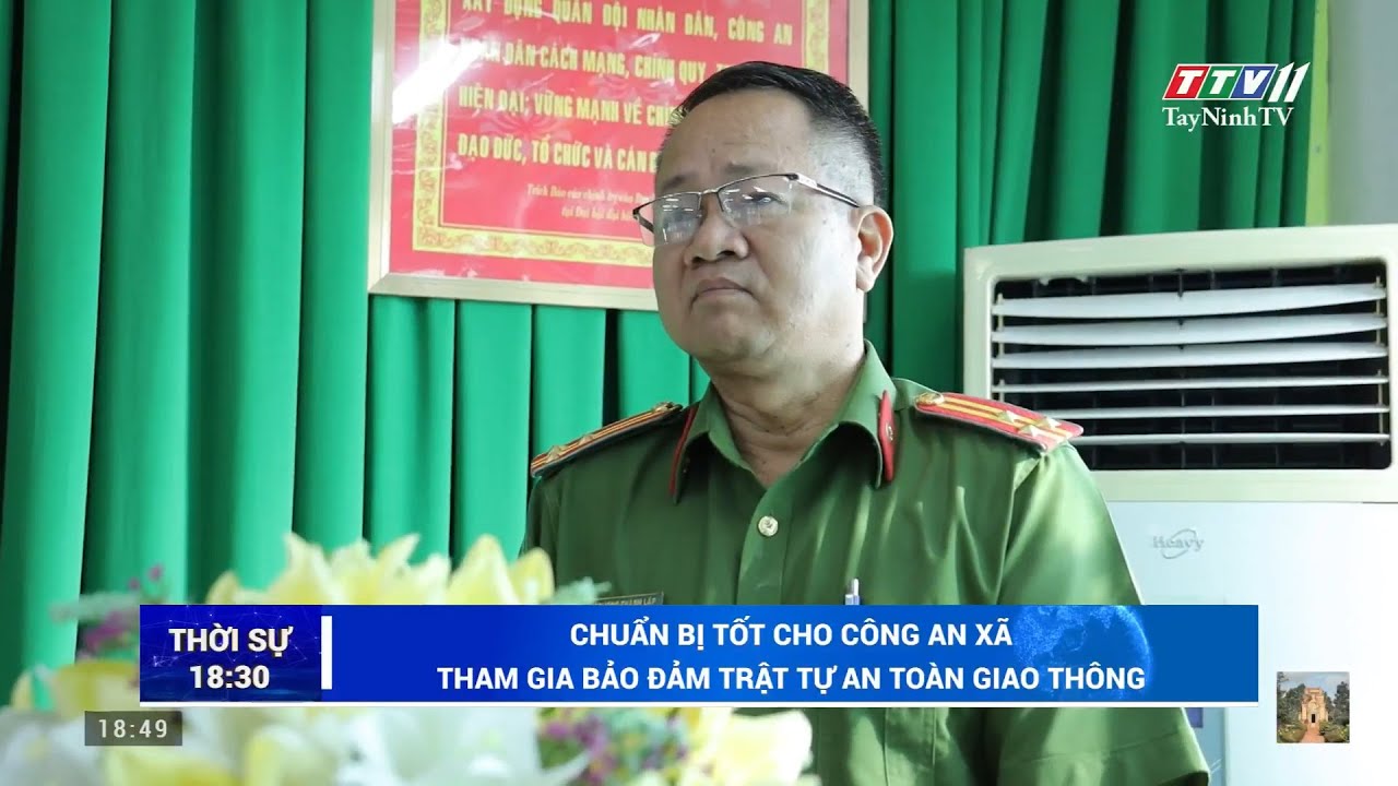 Chuẩn bị tốt cho Công an xã tham gia bảo đảm TTATGT | AN TOÀN GIAO THÔNG | TayNinhTV