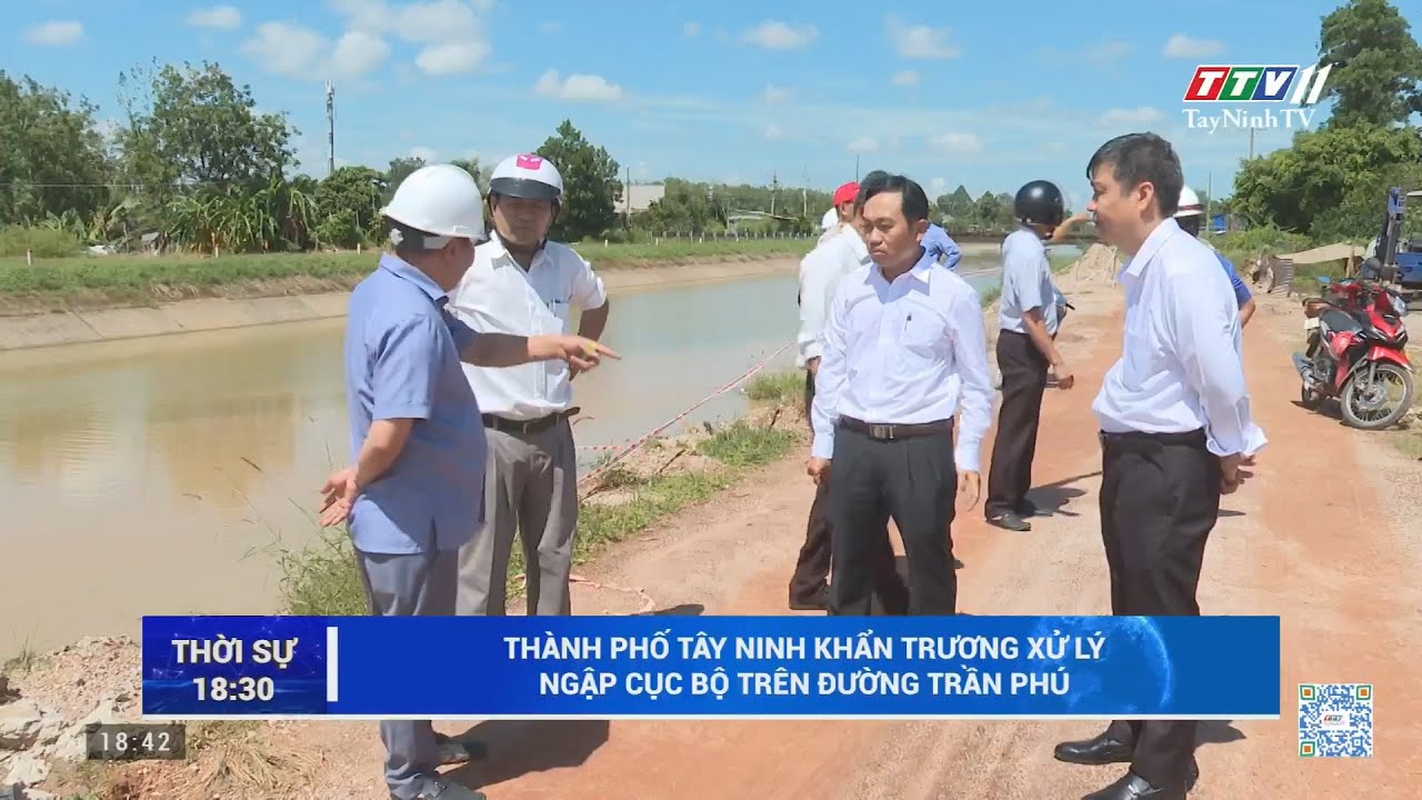 Tp.Tây Ninh khẩn trương xử lý ngập cục bộ trên đường Trần Phú | GÓC PHẢN ÁNH | TayNinhTV