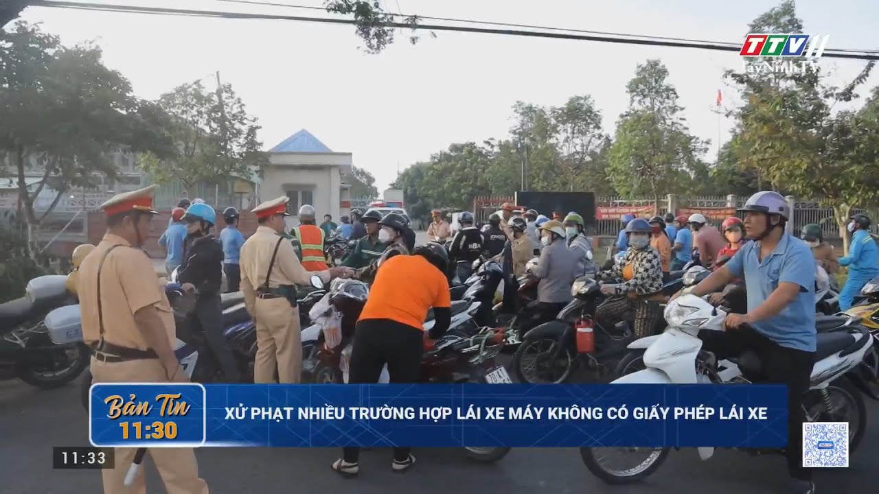 Xử phạt nhiều trường hợp lái xe máy không có giấy phép lái xe | TayNinhTV