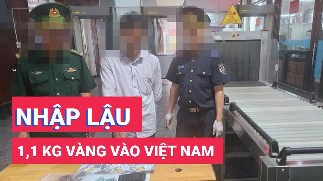 Khai thác được 1,1kg vàng, người đàn ông buộc quanh thắt lưng để nhập lậu vào Việt Nam