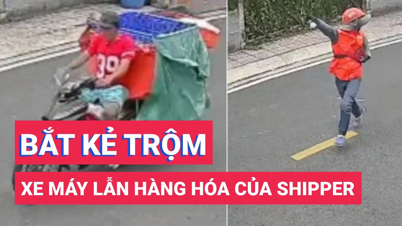 Bắt kẻ trộm xe máy lẫn hàng hóa của nam shipper ở Củ Chi