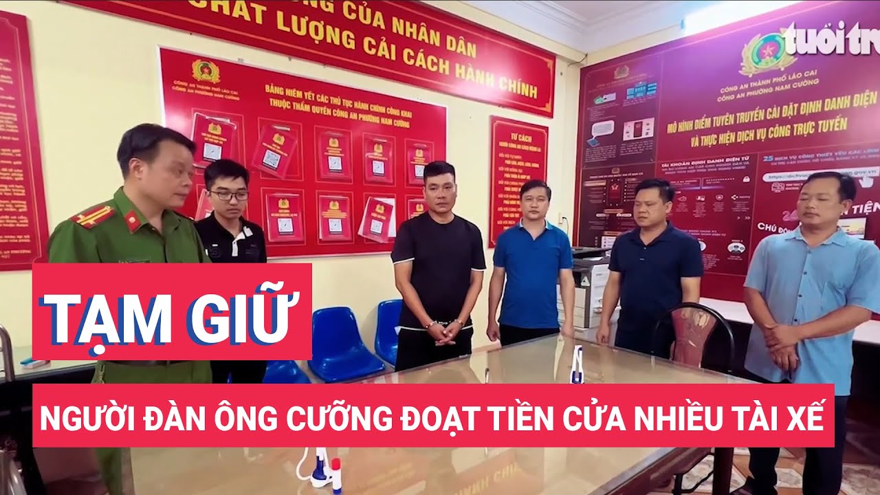 Tạm giữ người đàn ông cưỡng đoạt tiền của nhiều tài xế ở cửa khẩu Kim Thành