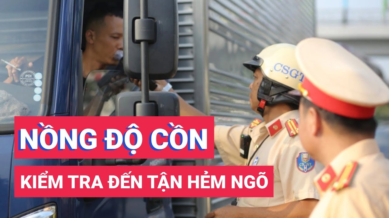 Công an TP.HCM kiểm tra vi phạm nồng độ cồn đến tận hẻm ngõ, làm thường xuyên