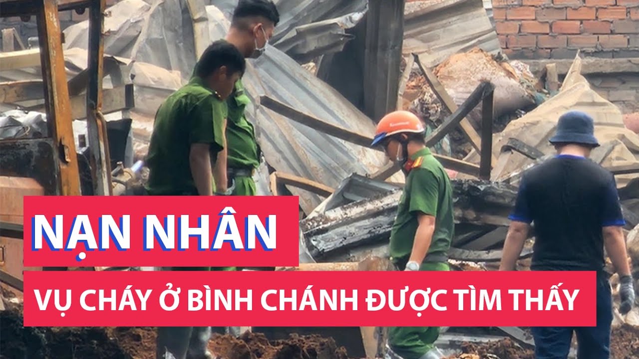 Tìm thấy nạn nhân còn lại trong vụ cháy cơ sở bột nhang 2 người chết ở Bình Chánh