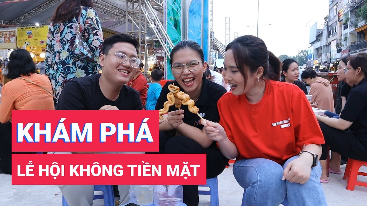 Khám phá lễ hội 'Không tiền mặt', chỗ nào cũng thấy có quà