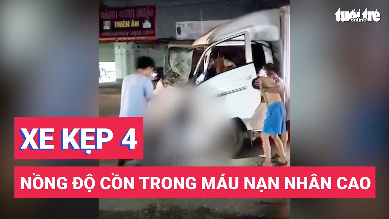 Vụ xe máy kẹp 4 tông xe tải, nồng độ cồn trong máu nạn nhân cao