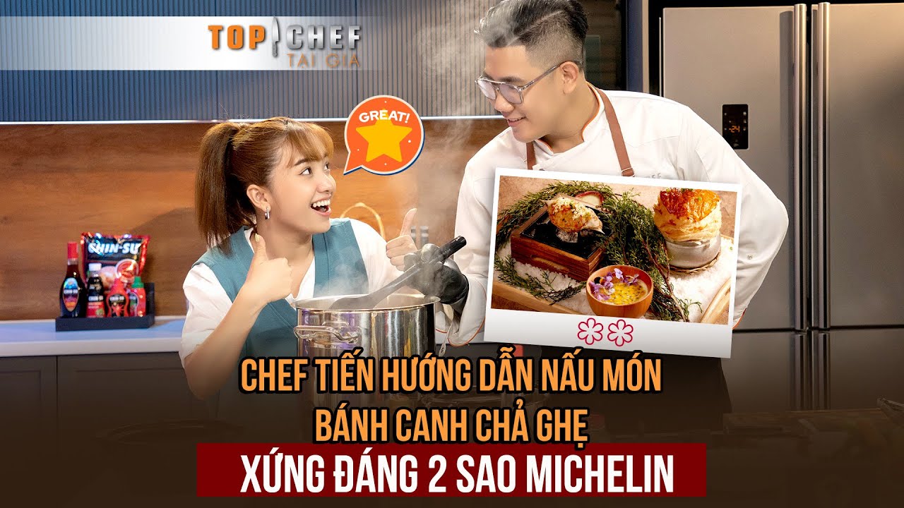 Top Chef Tại Gia| Chef Minh hướng dẫn nấu món "Bánh khoai môn trứng gà" ngon muốn xỉu