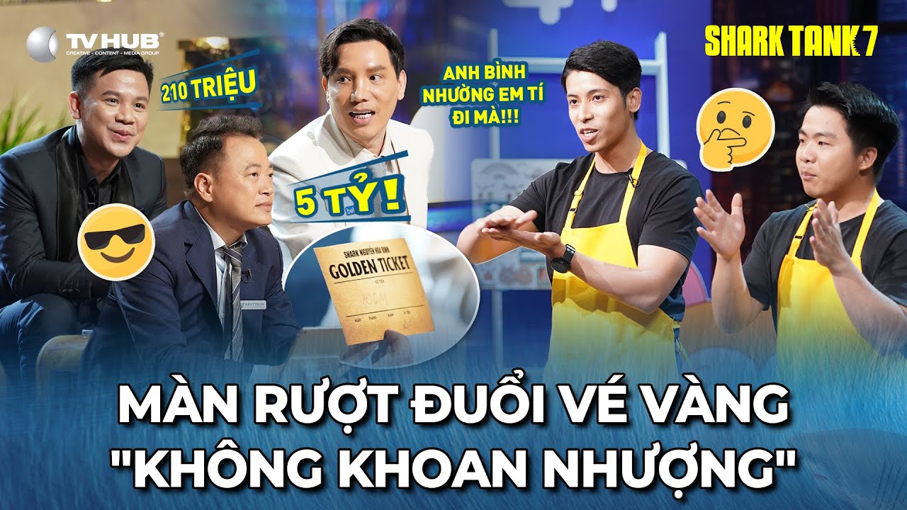 Shark Tank 7 | Rượt Đuổi Vé Vàng, Shark Bình Chi 5 Tỷ Giành Đàm Phán Và Startup hồi đáp? | Best Cut