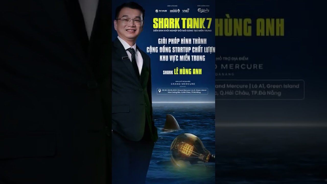 Bạn có muốn tham gia hội thảo cùng Shark Hùng Anh?? #sharktank #sharktank7 #thuongvubacty #shorts