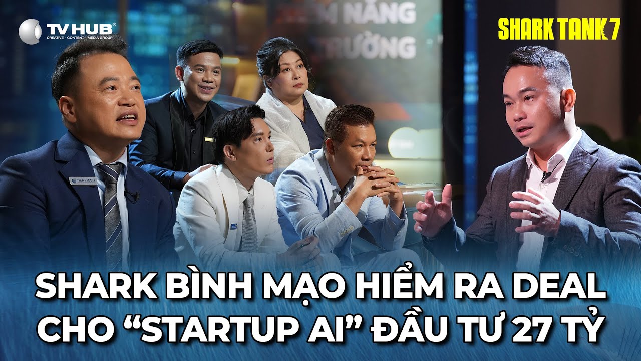 Shark Tank 7 Tập 2 | Shark Bình Mạo Hiểm Ra Deal Ứng Dụng Askany Tự Tin Hơn Hẳn "Chat AI" | Best Cut