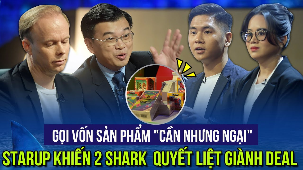 Mang sản phẩm "cần nhưng ngại" lên gọi vốn, Starup khiến 2 Shark quyết liệt giành deal |Shark Tank 6