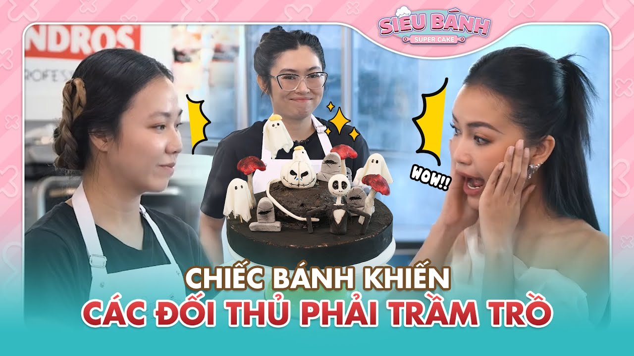 Áp lực thời gian 90 phút, baker cho ra lò chiếc bánh khiến đối thủ trầm trồ | Super Cake