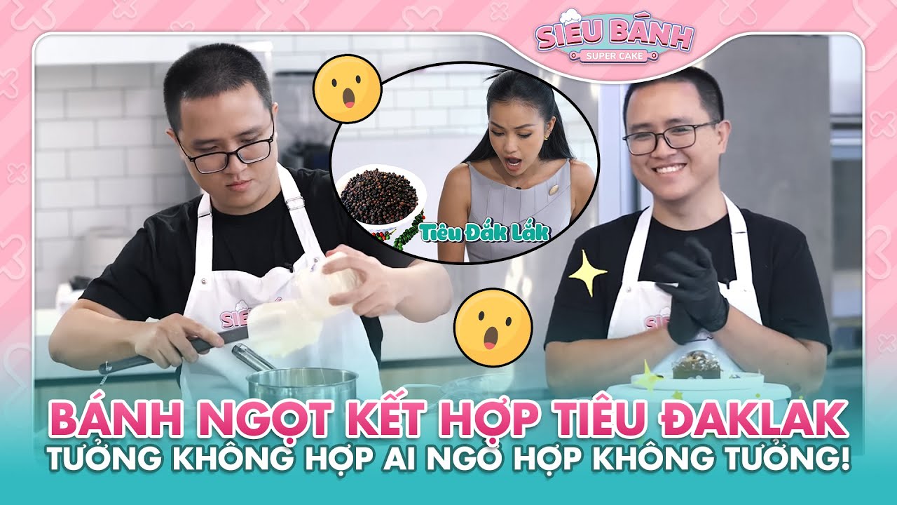 Bánh socola vị tiêu lạ miệng chinh phục nàng thơ Pháp Amandine | Super Cake