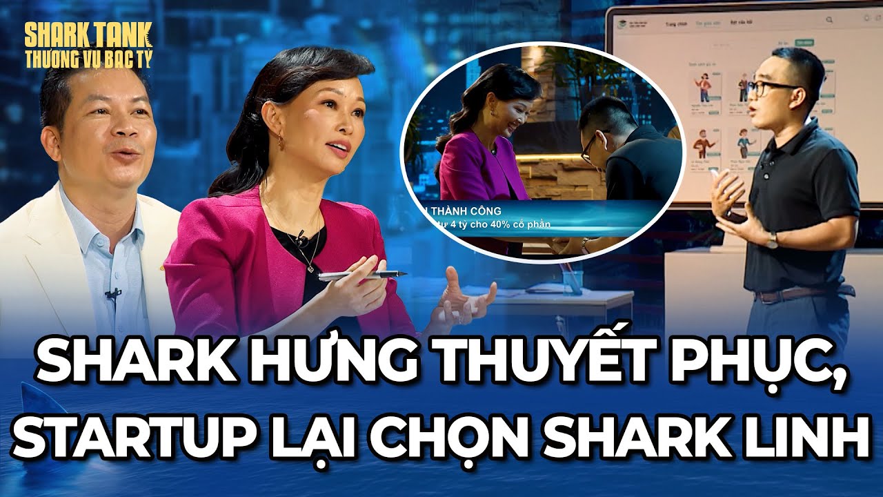 Shark Hưng ra sức thuyết phục, nhưng Startup chọn Shark Linh vì điều này? | Tổng Hợp Shark Tank