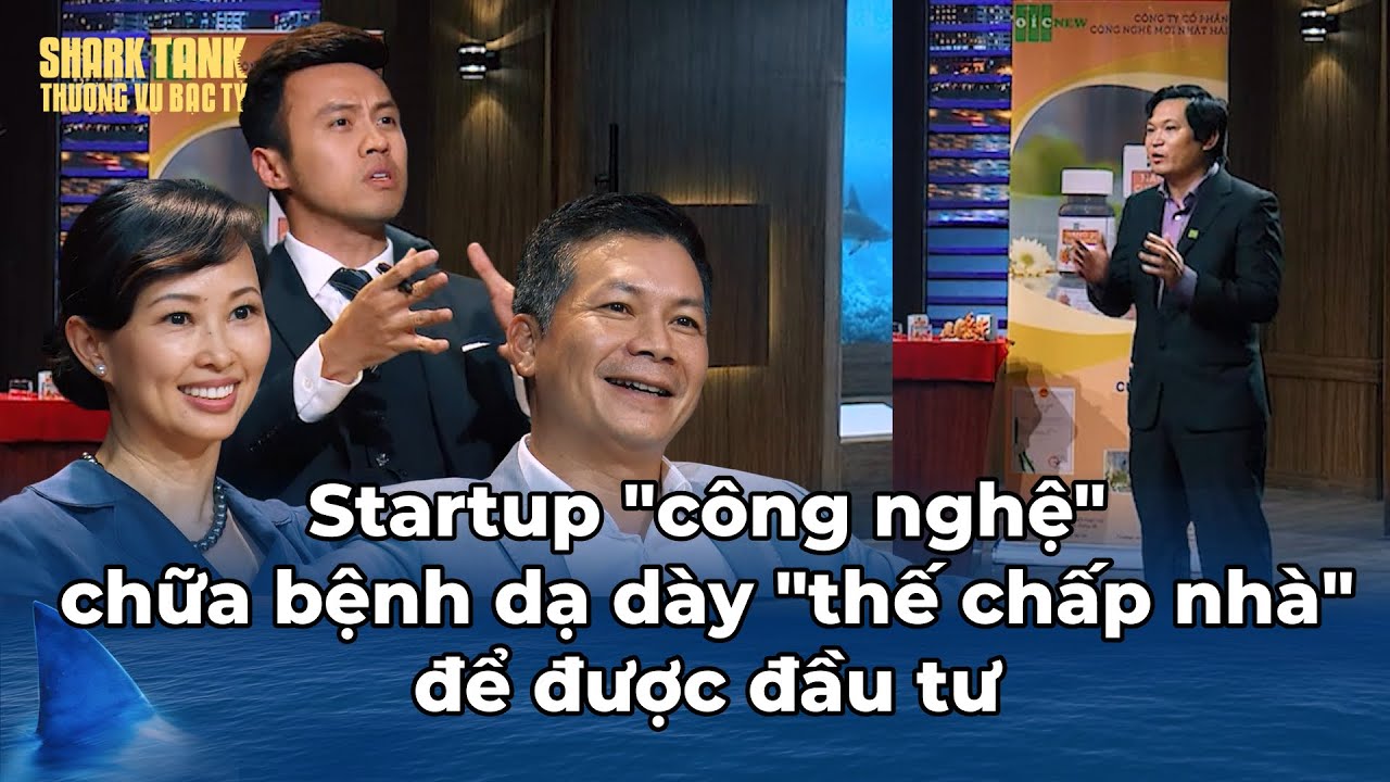 Startup "công nghệ nano" chữa bệnh dạ dày quyết "thế chấp nhà" để được đầu tư? | Tổng Hợp Shark Tank