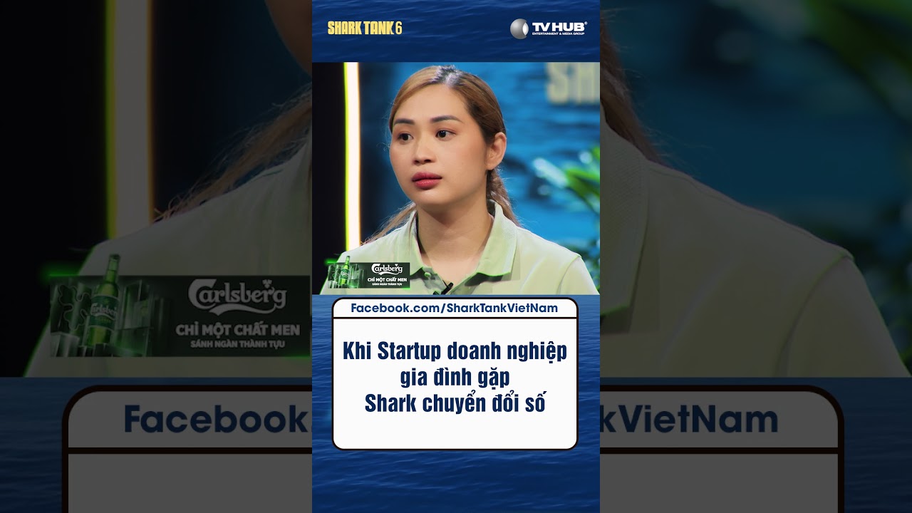 Khi Startup doanh nghiệp gia đình gặp Shark chuyển đổi số? #tvhub #sharktank #sharktank6 #shorts