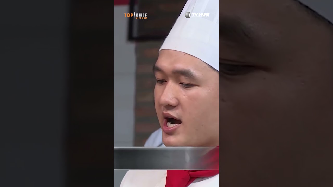 Cách Chef chinh phục BGK khó tính ? #topchef #cook #food #tvhub #shorts