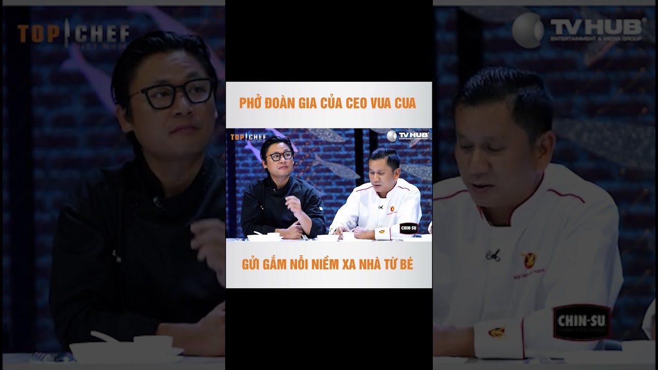 Phở từ nước hầm bò Wagyu của CEO Vua Cua?? #topchef #cook #food #tvhub #shorts