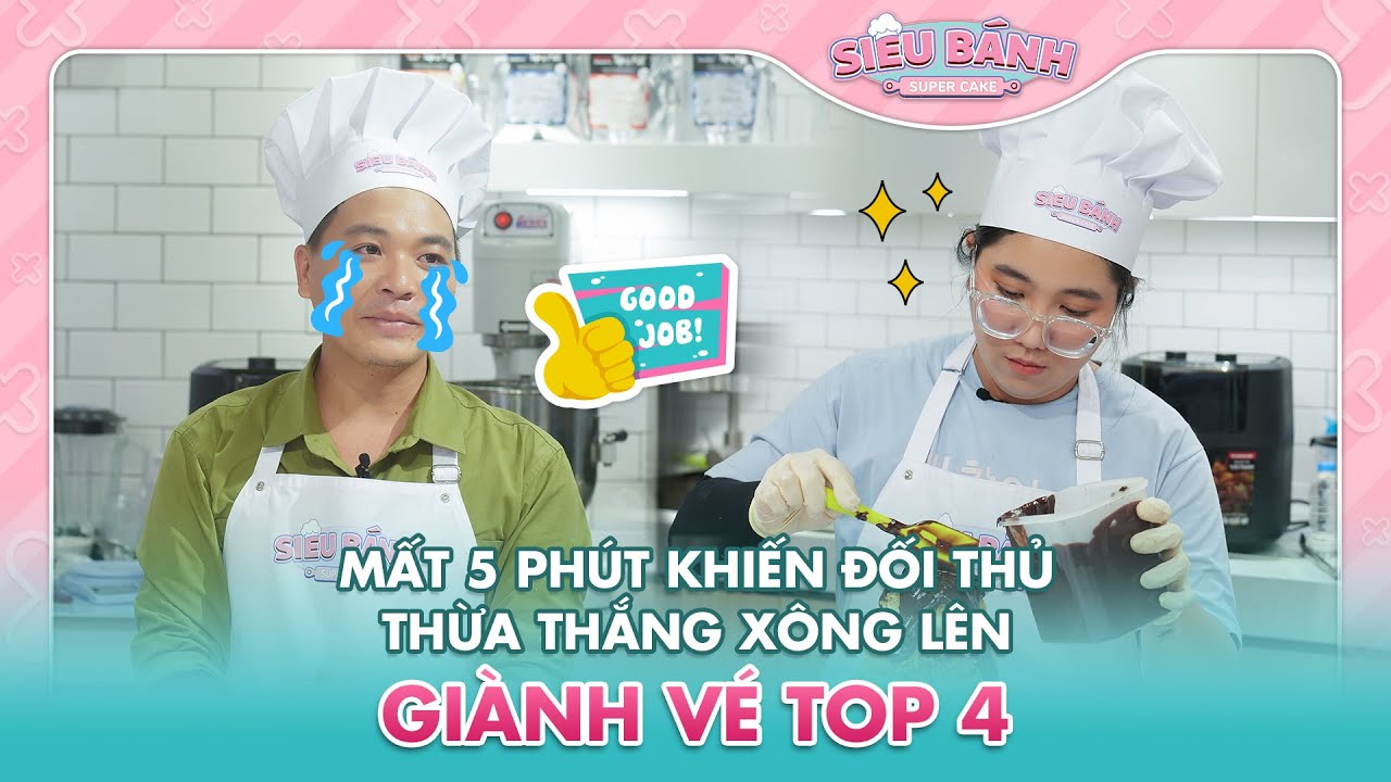 Mất 5 phút khiến đối thủ thừa thắng xông lên giành vé Top 4 | Super Cake