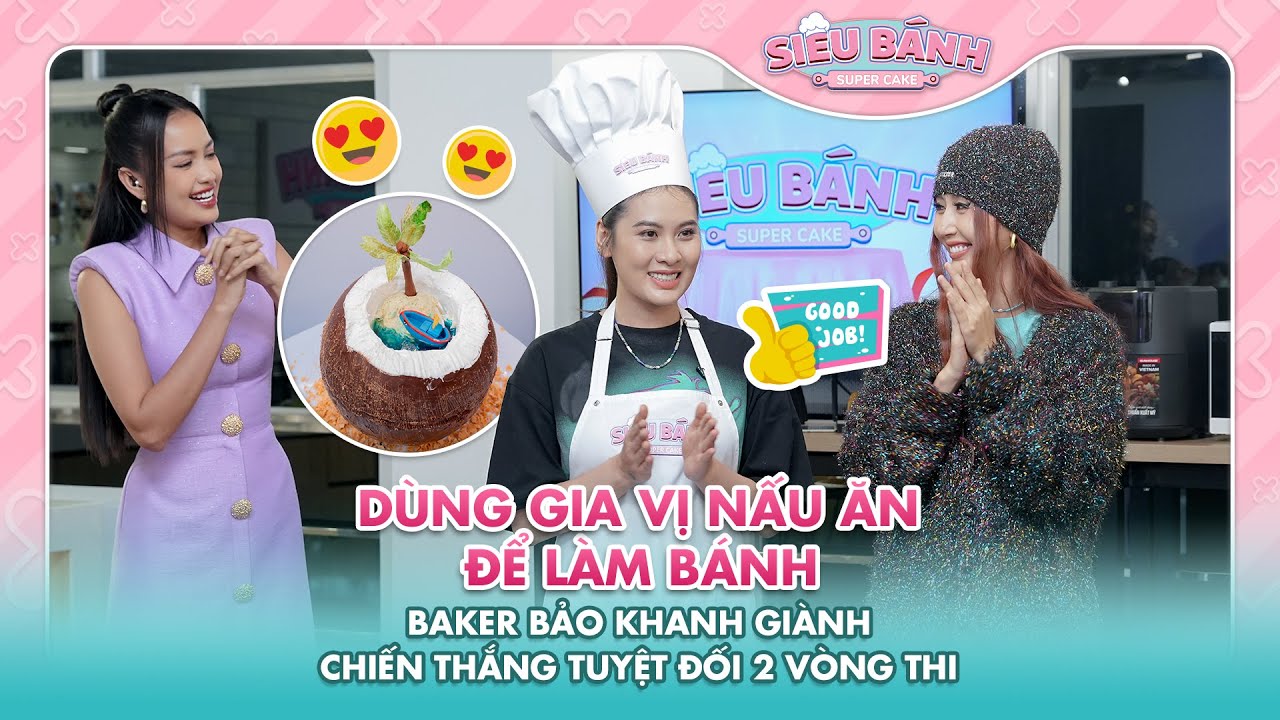 SUPER CAKE | Dùng gia vị nấu ăn làm bánh Baker giành chiến thắng tuyệt đối 2 vòng thi?? | BESTCUT