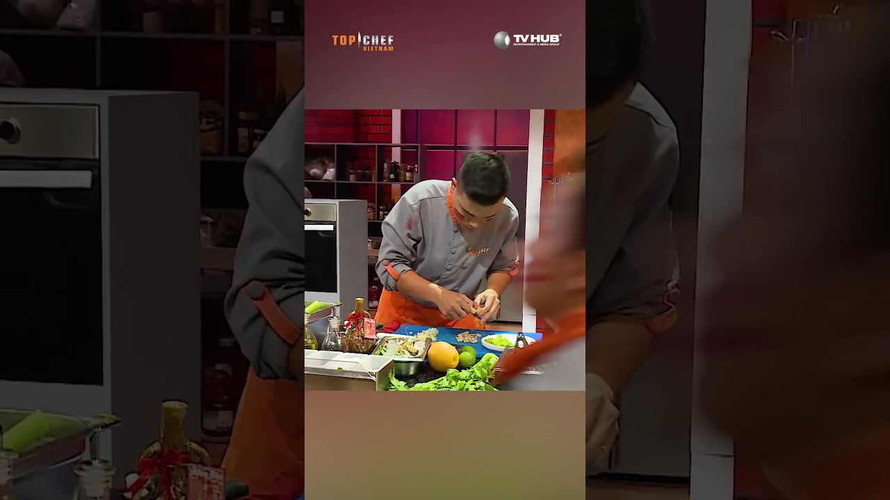 Quy trình làm món "súp nghiêu xương rồng" độc lạ?  #topchef #cook #food #tvhub #shorts