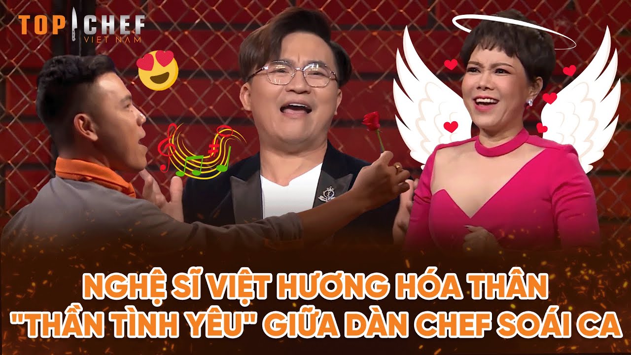 Top Chef 2 | Nghệ sĩ Việt Hương hóa thân "thần tình yêu" giữa dàn Chef soái ca | Bestcut