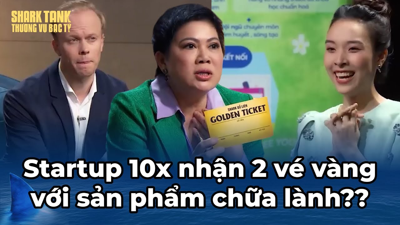 Startup10x nhận cái gật đầu và 2 vé vàng với sản phẩm chữa lành tâm hồn?? | Tổng Hợp Shark Tank