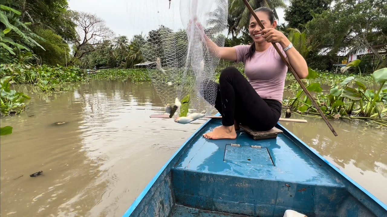 1243 / Treo bẹo xúc cá mè vinh