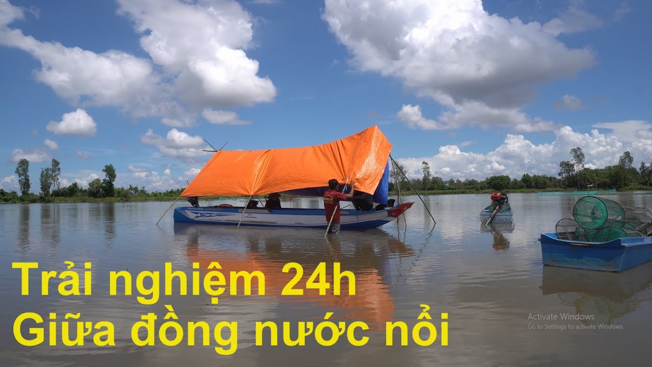 1044  / Trải nghiệm 24h săn bắt giữa đồng nước nổi (phần I)