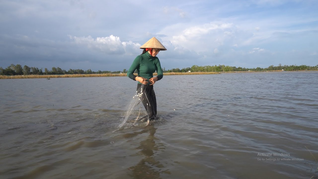 1061 / Trải nghiệm cùng  Fan thăm lưới mùa nước nổi