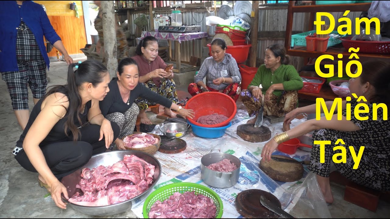 1154 / Đám giỗ Miền Tây đi đám giỗ nhà chị Tư