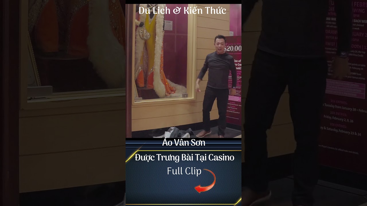 Áo Vân Sơn Được Trưng Bày Tại Casino ⬆️#shorts#vanson