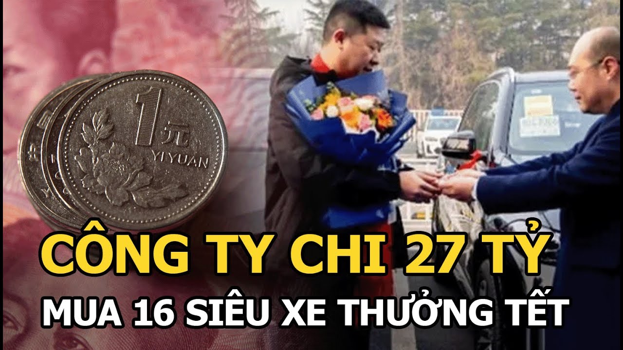 Công ty chi 27 tỷ mua 16 chiếc siêu xe thưởng Tết