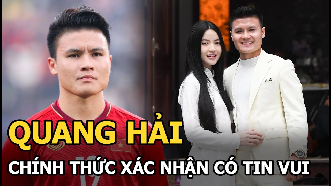 Quang Hải chính thức xác nhận có tin vui giữa lúc tất bật chuẩn bị hôn lễ với Chu Thanh Huyền