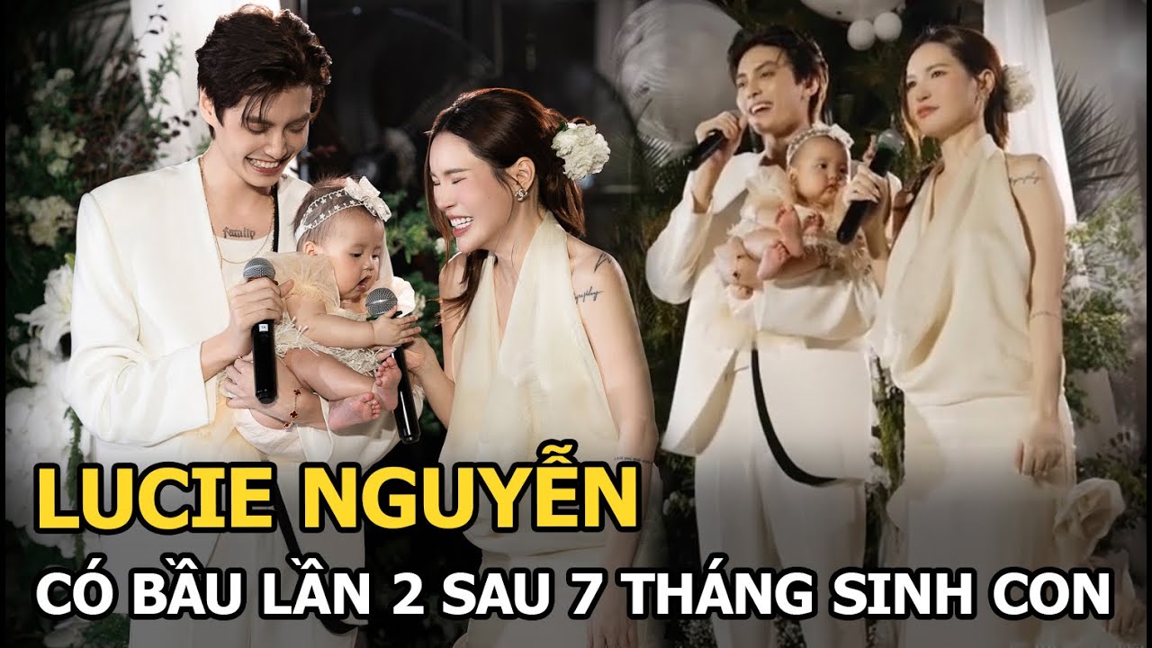 Lucie Nguyễn có bầu lần 2 sau 7 tháng sinh con