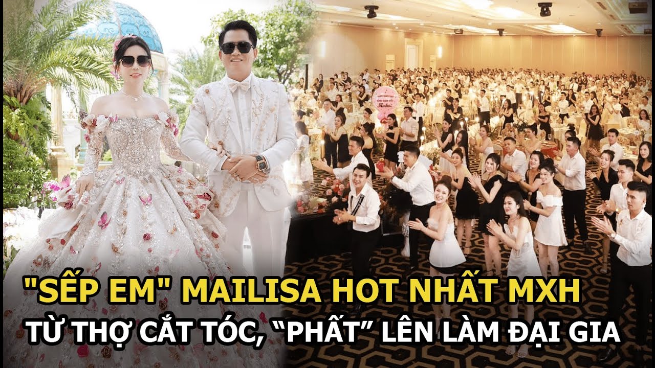 "Sếp em" Mailisa hot nhất MXH: Từ thợ cắt tóc đi xin gạo "phất" lên tặng chồng dàn siêu xe 200 tỷ