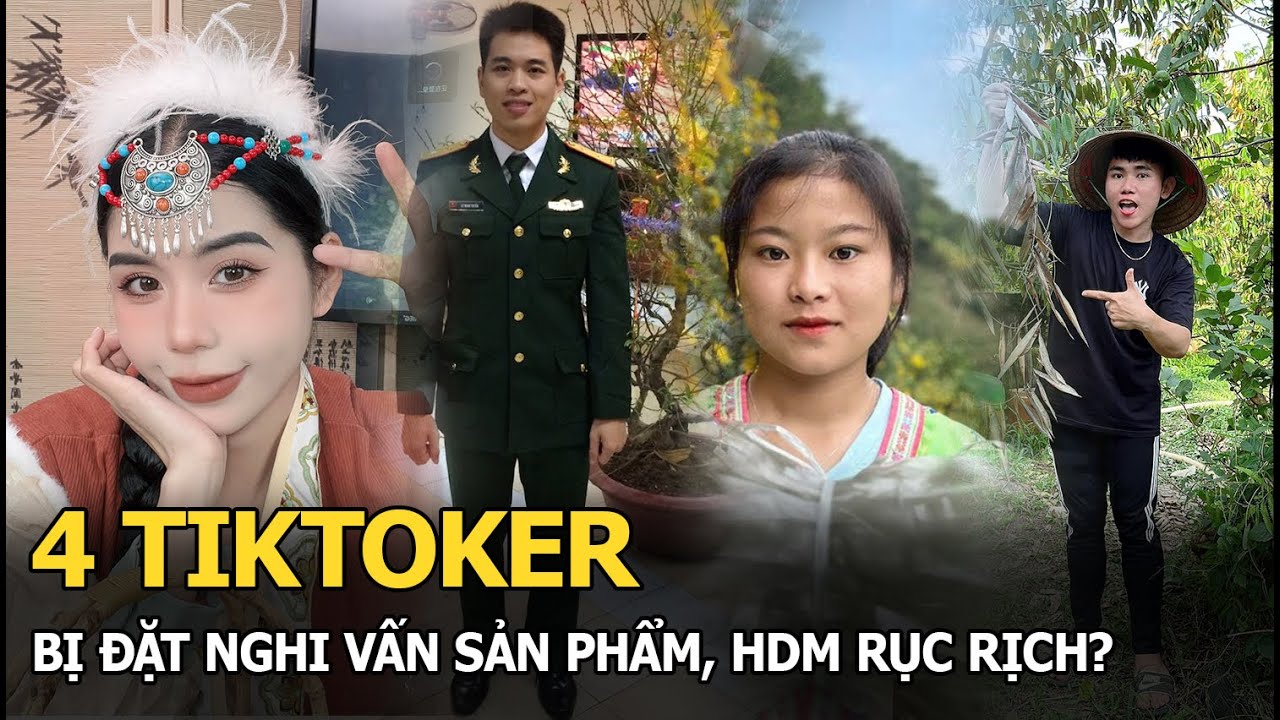 4 Tiktoker bị đặt nghi vấn sản phẩm, HDM rục rịch?