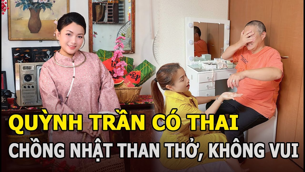 Quỳnh Trần có thai, chồng Nhật than thở, không vui